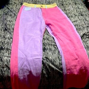 Women’s colorful medium sized jeans